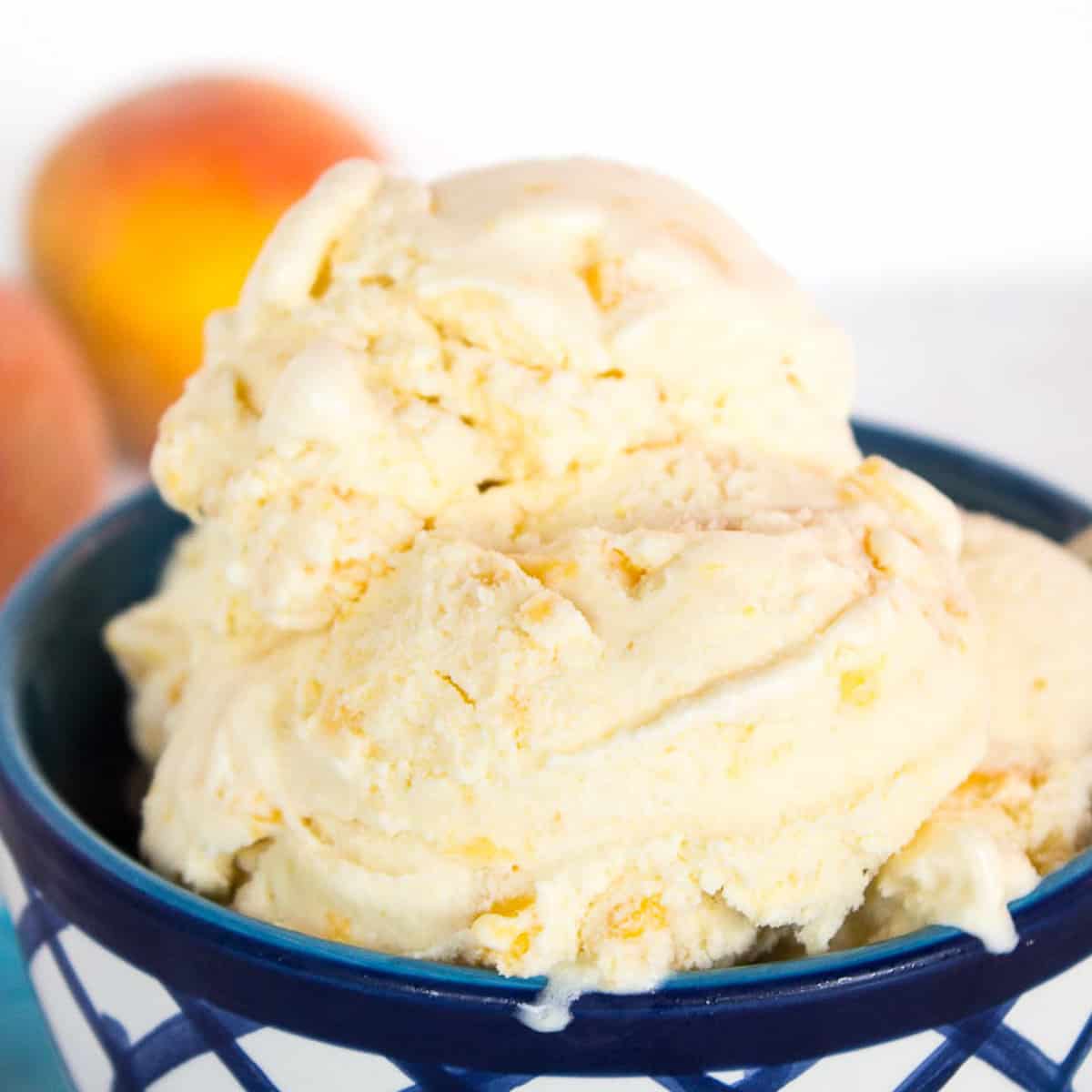 Old Fashioned Peach Ice Cream
